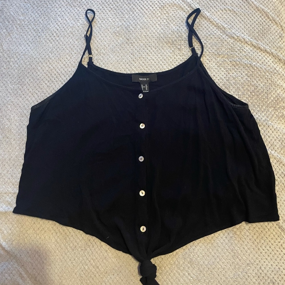 ✨🖤 Plus Size Black Strappy Top🖤✨